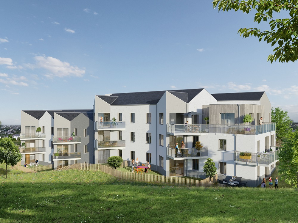 Vente : appartement F2 (43 m²) à SAINT RENAN Vente : appartement F2 (43 m²) à SAINT RENAN