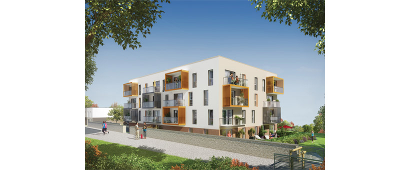 BREST LAMBEZELLEC - Appartement T3 récent de 64m² avec jardin et parking BREST LAMBEZELLEC - Appartement T3 récent de 64m² avec jardin et parking