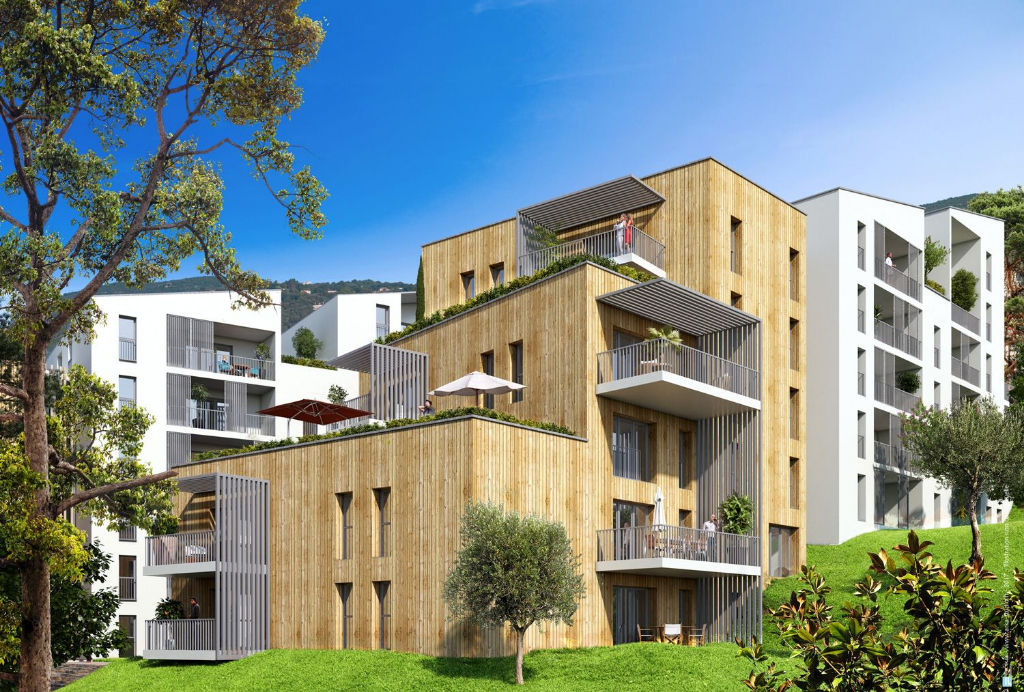 Ajaccio T3 neuf 56.4 m2, terrasse/parking en sous sol Ajaccio T3 neuf 56.4 m2, terrasse/parking en sous sol