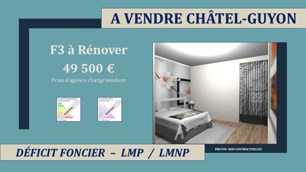 Chatelguyon Appartement F3 à rénover Chatelguyon Appartement F3 à rénover