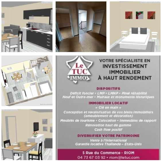 Clermont prox. F2 à rénover 35m² Clermont prox. F2 à rénover 35m²
