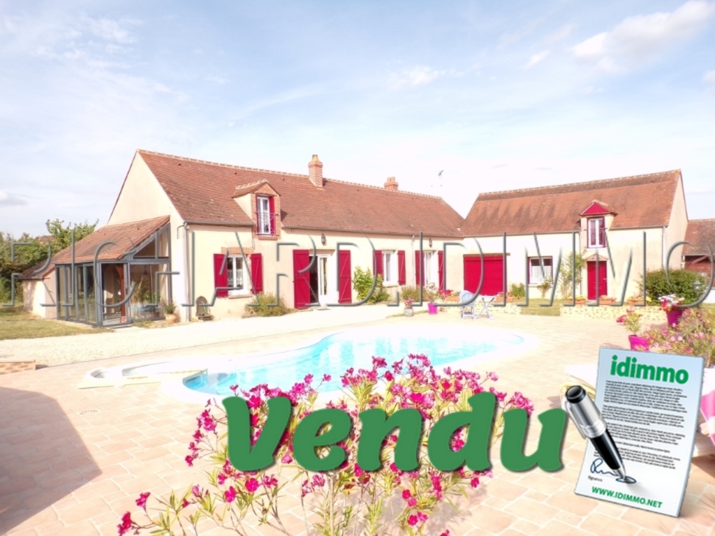 VENDU - Maison - 9 pièces - 185 m² - LORCY - 45 - LOIRET VENDU - Maison - 9 pièces - 185 m² - LORCY - 45 - LOIRET