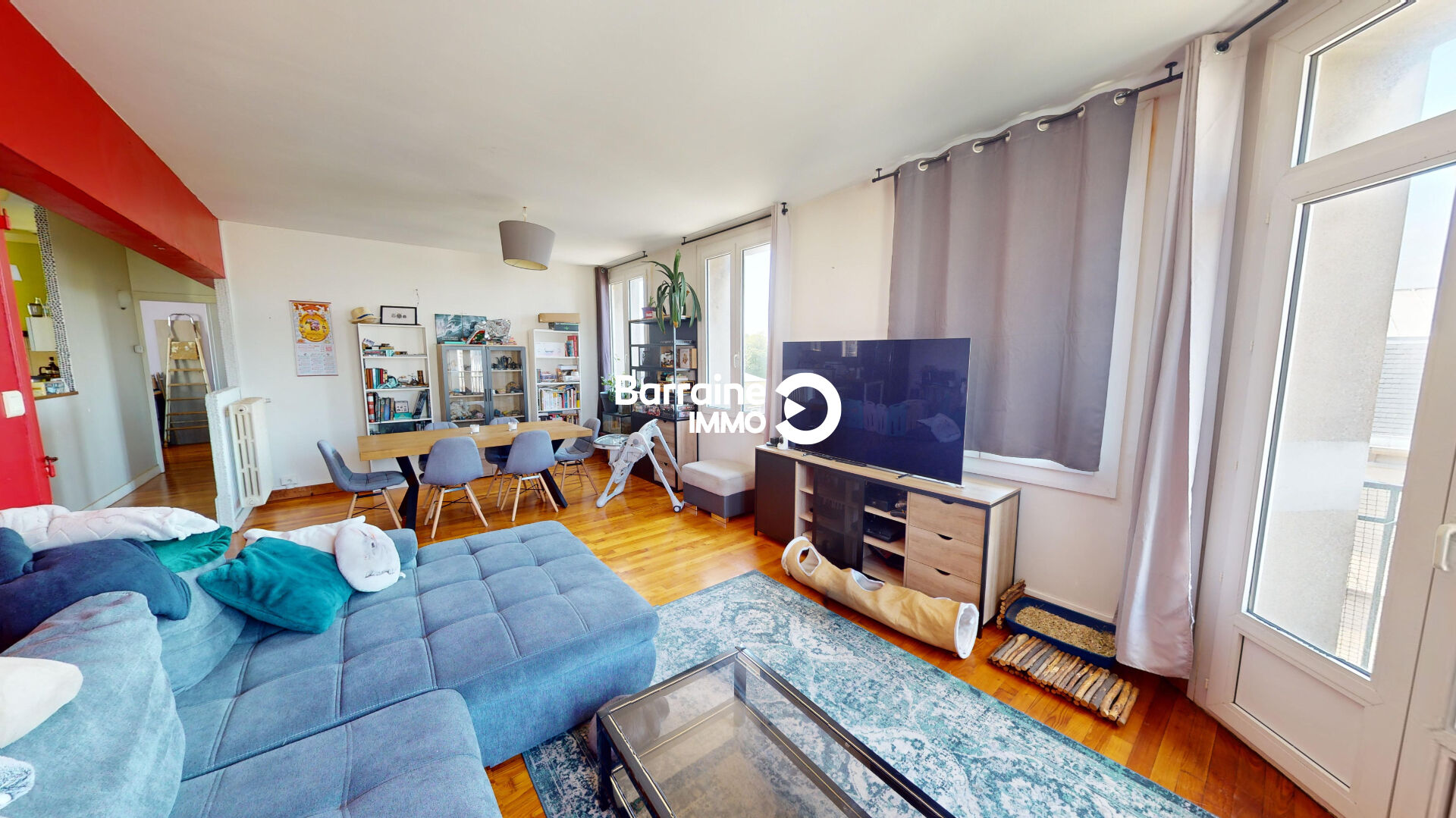 A LOUER BREST OCTROI/PILIER ROUGE APPARTEMENT T5 101.13m² A LOUER BREST OCTROI/PILIER ROUGE APPARTEMENT T5 101.13m²