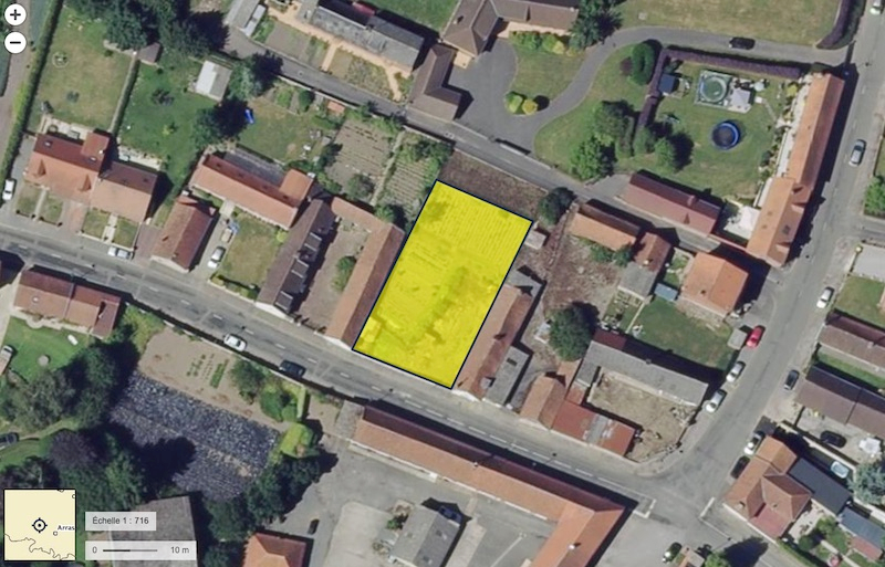 ARRAS (17 mn) TERRAIN 690 M² ARRAS (17 mn) TERRAIN 690 M²