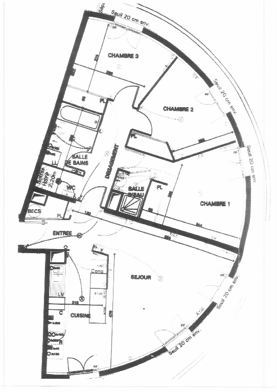 Appartement Chatillon 4 pièce(s) 84.70 m2 Appartement Chatillon 4 pièce(s) 84.70 m2
