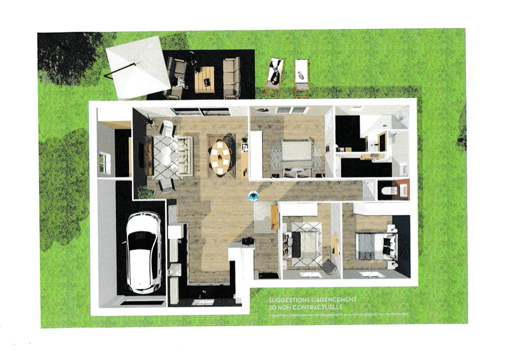 EXCLUSIVITÉ: MESCHERS SUR GIRONDE Maison neuve 97,76 m2 environ EXCLUSIVITÉ: MESCHERS SUR GIRONDE Maison neuve 97,76 m2 environ