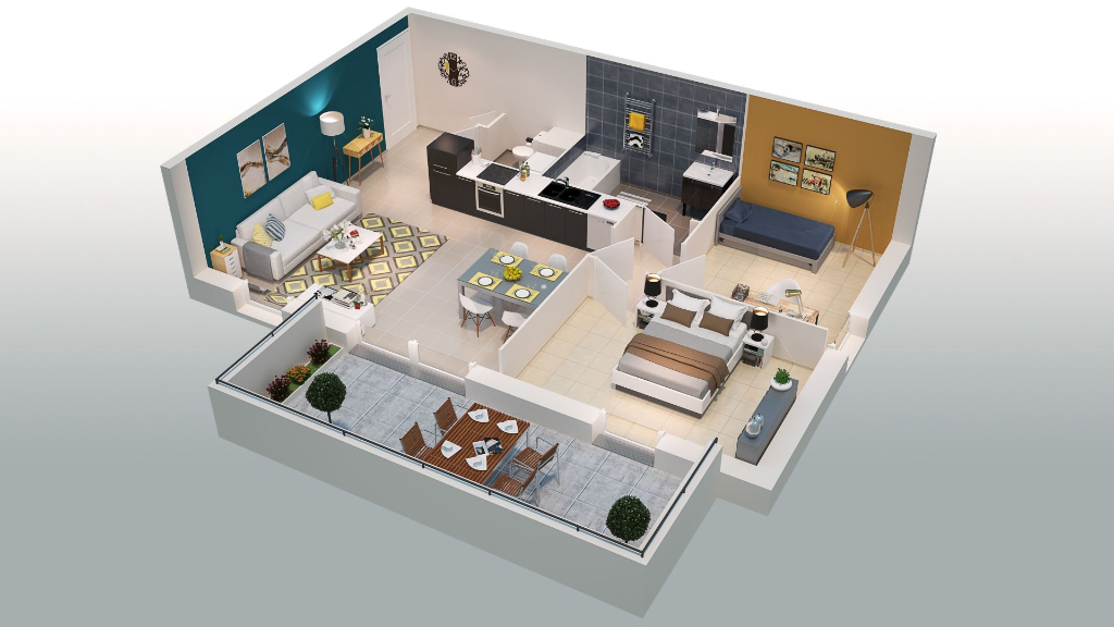 Appartement de standing T3 69 m² Appartement de standing T3 69 m²
