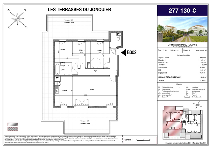 ORANGE GRAND T3 DE 86m2 DERNIER ETAGE ORANGE GRAND T3 DE 86m2 DERNIER ETAGE