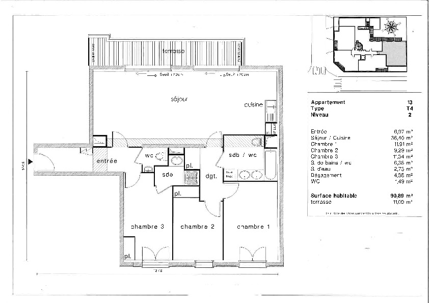 Appartement 4 pièce(s) Appartement 4 pièce(s)