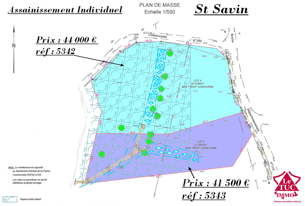 SAINT-SAVIN TERRAIN 2 695 M² SAINT-SAVIN TERRAIN 2 695 M²