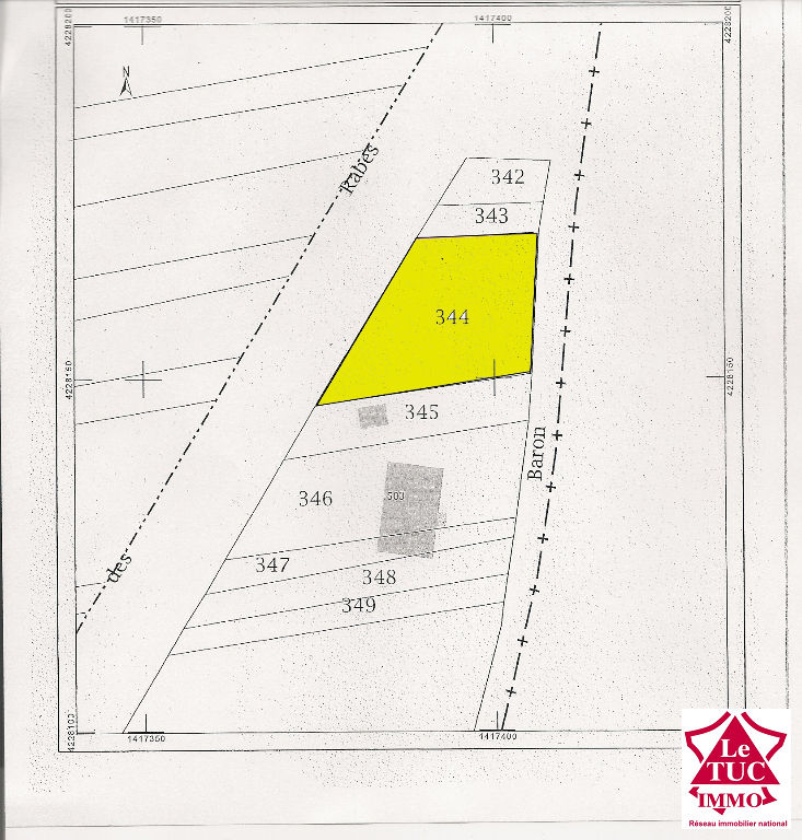 EYRANS Terrain à bâtir de 490 m² EYRANS Terrain à bâtir de 490 m²