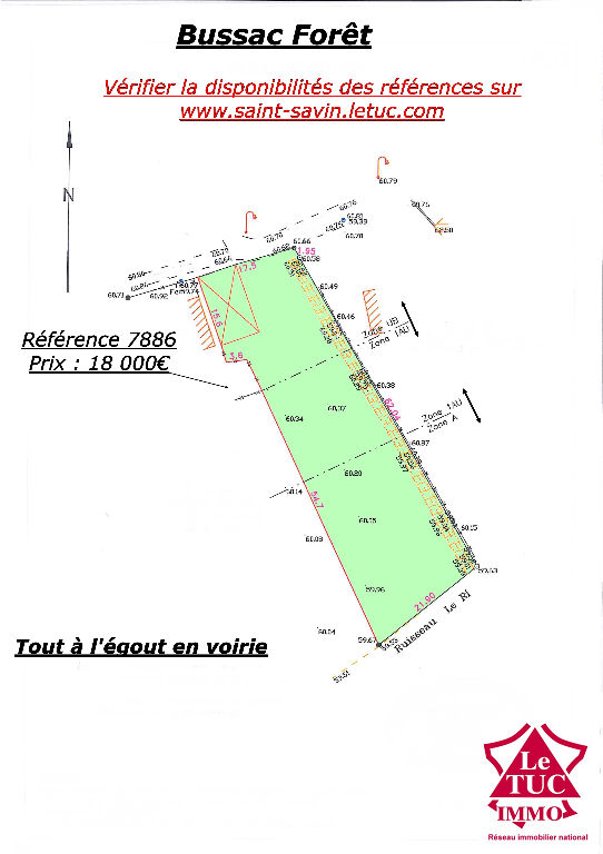 BUSSAC FORET TERRAIN PLEIN BOURG BUSSAC FORET TERRAIN PLEIN BOURG