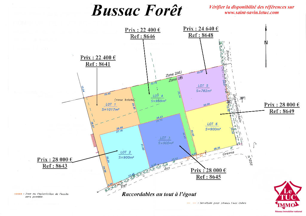 BUSSAC FORET TERRAIN ENVIRON 959 M² BUSSAC FORET TERRAIN ENVIRON 959 M²