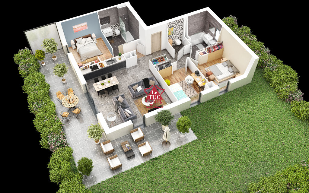 Appartement Thonon Les Bains 4 pièce(s) 85.97 m2 Appartement Thonon Les Bains 4 pièce(s) 85.97 m2