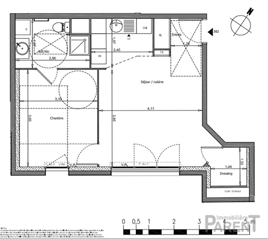 Appartement Vanves 2 pièce(s) 44.27 m2 Appartement Vanves 2 pièce(s) 44.27 m2
