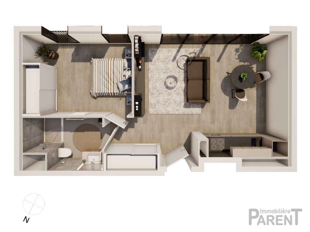 Appartement Issy-Lès-Moulineaux 2 pièces 46.30 m2 Appartement Issy-Lès-Moulineaux 2 pièces 46.30 m2