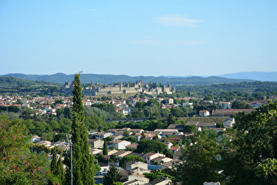 A VENDRE - CARCASSONNE 11000 - VILLA 300 M2 - 9 PIECES - VUE CITE MEDIEVALE