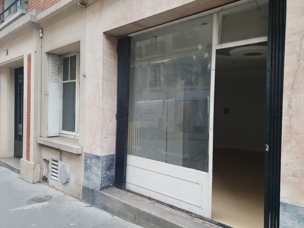 Murs de boutique + loge 57m² paris 20eme Murs de boutique + loge 57m² paris 20eme